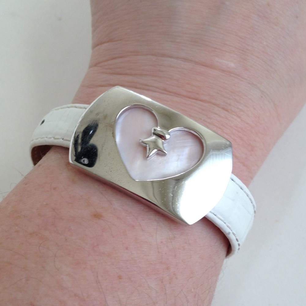 Honora pearl sterling silver leather bracelet